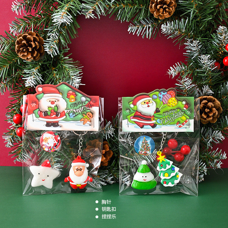 Christmas squishy keychain