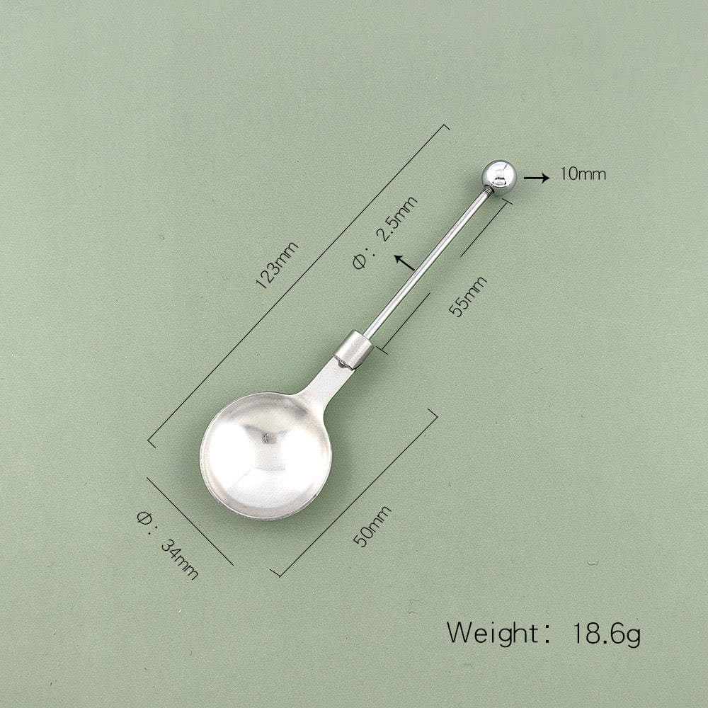 diy beadable fork and spoon