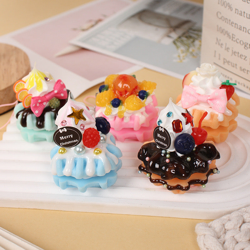 cake keychain