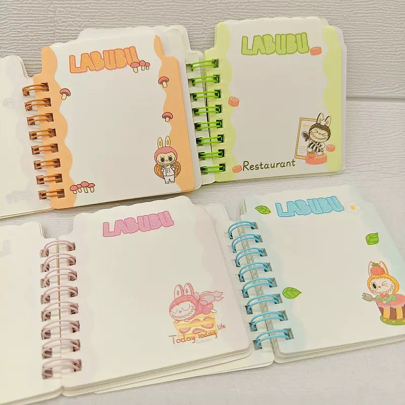spiral notebooks small cartoon lightweight