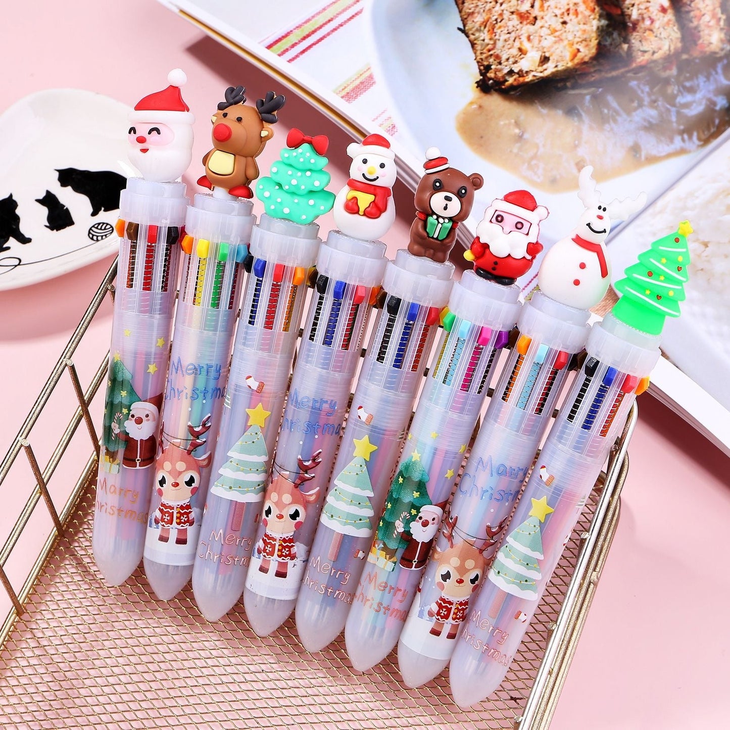 Christmas multicolored pen 2