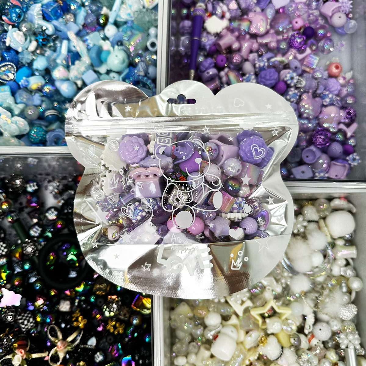 200g/bag Super mix —beads charms accessories  for DIY