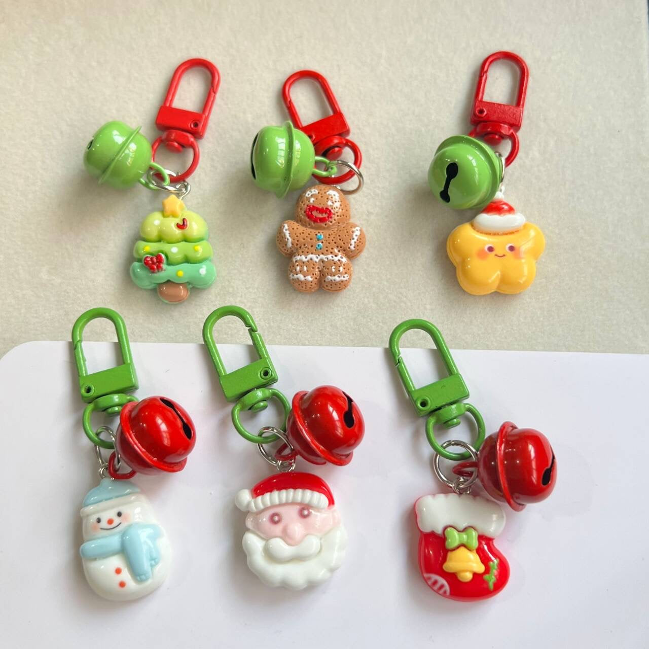 Christmas bell key chain