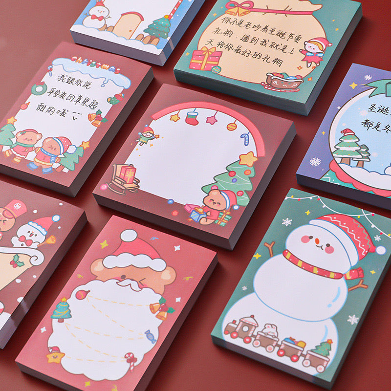 Christmas sticky notes