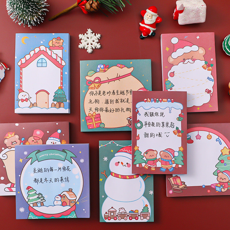 Christmas sticky notes