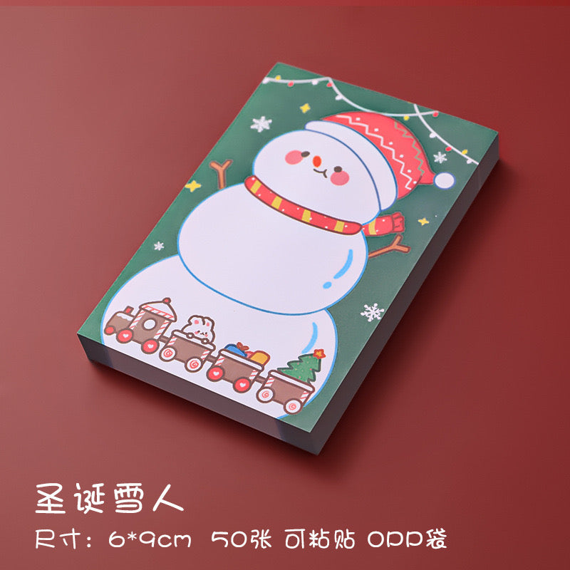 Christmas sticky notes