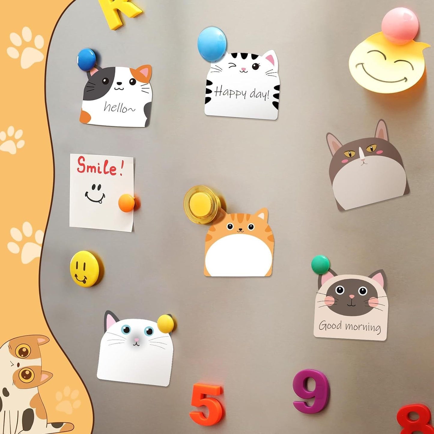 cute animal sticky notes