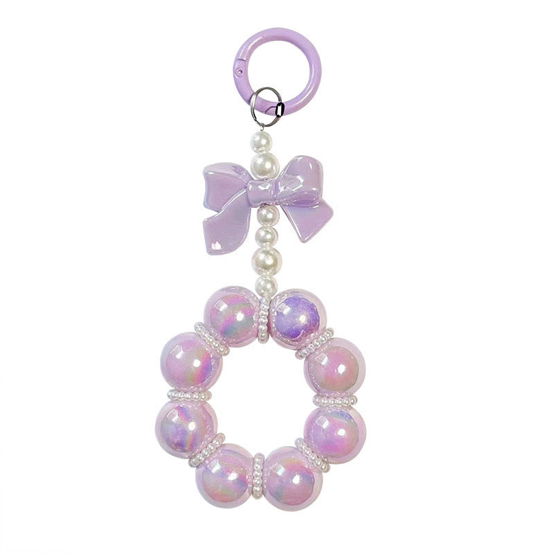 pretty bead keychain