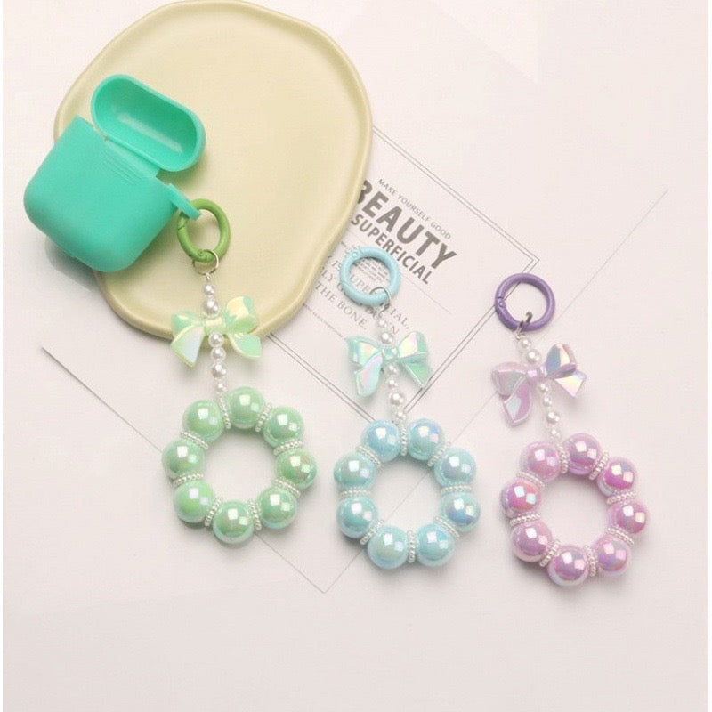 pretty bead keychain