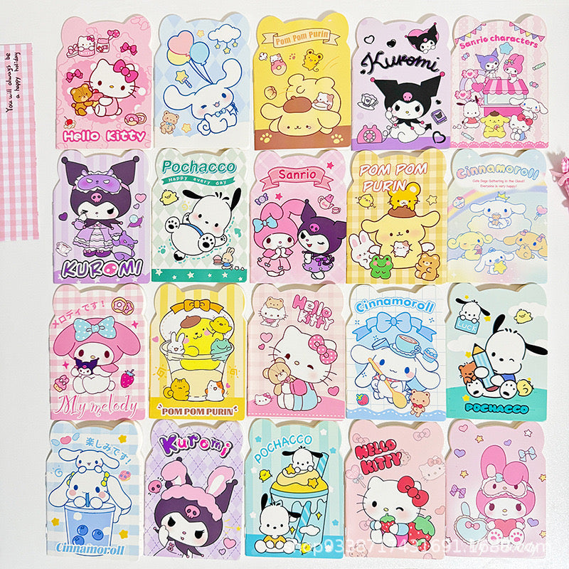 sanrio mini note pad