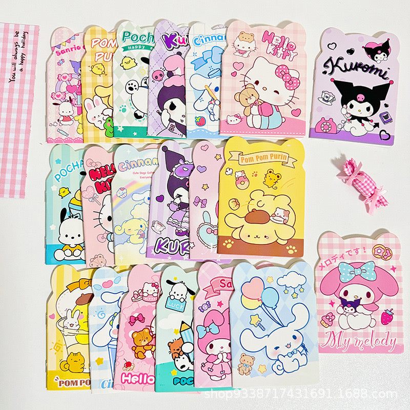 sanrio mini note pad