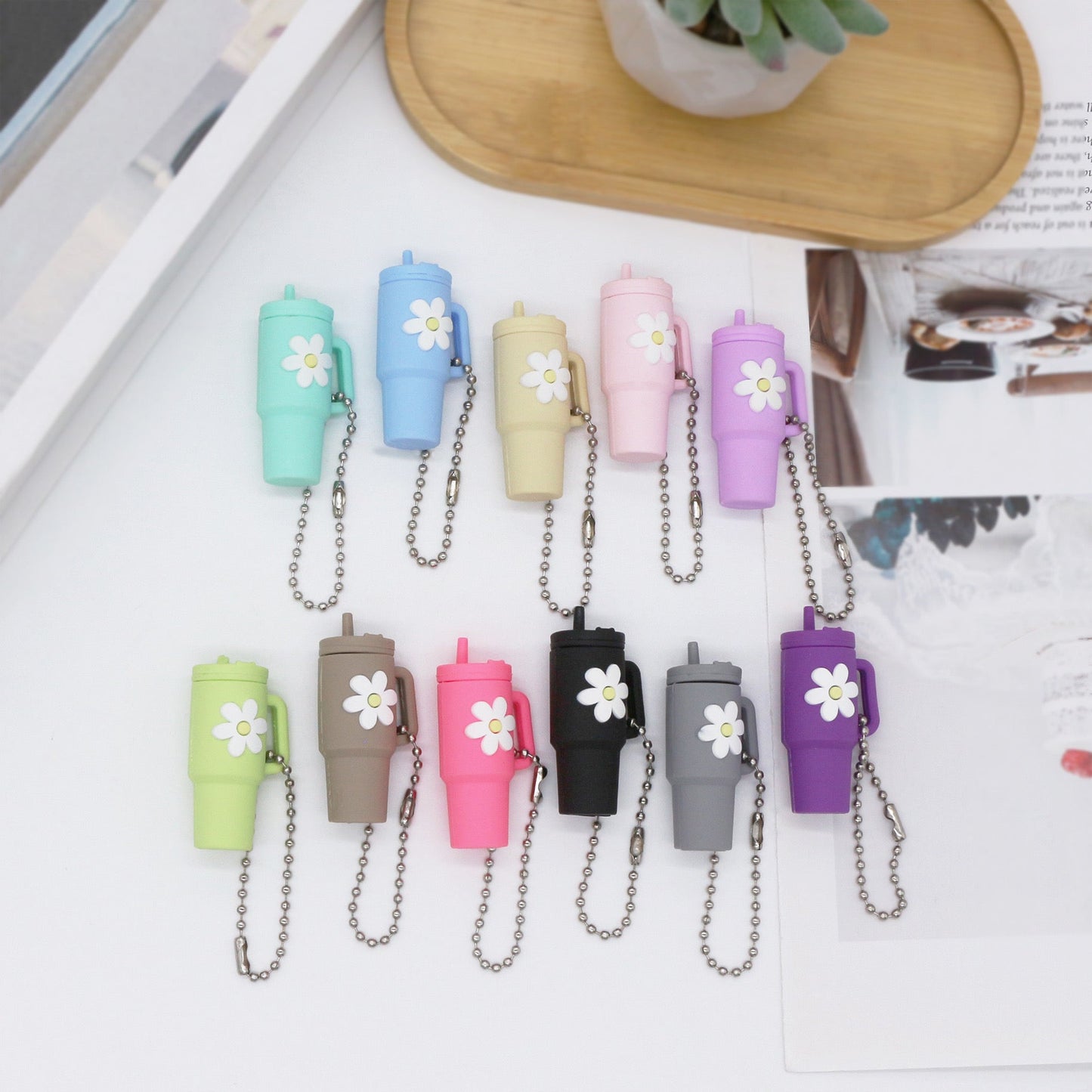 silicone cup keychain