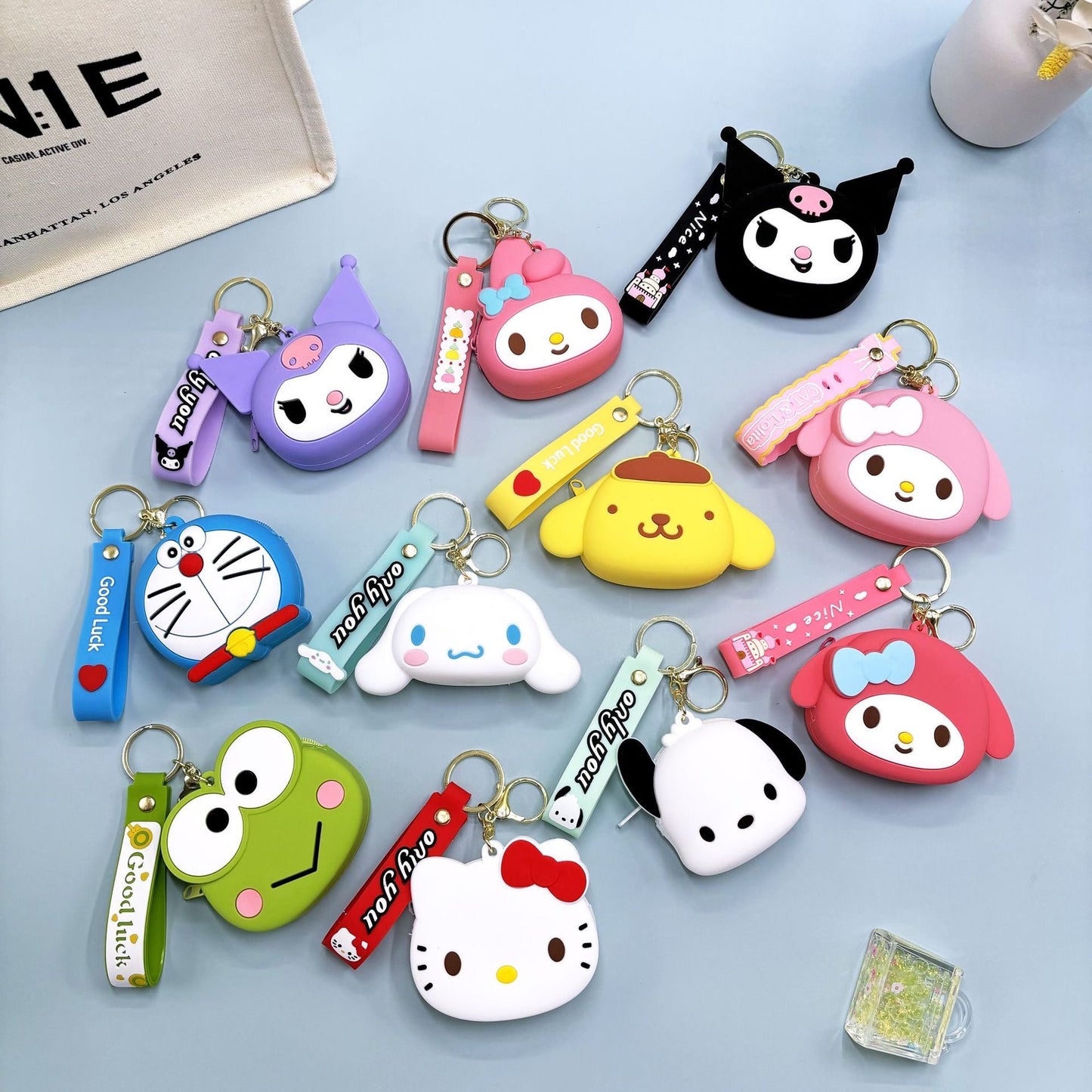 sanrio coin purse keychain