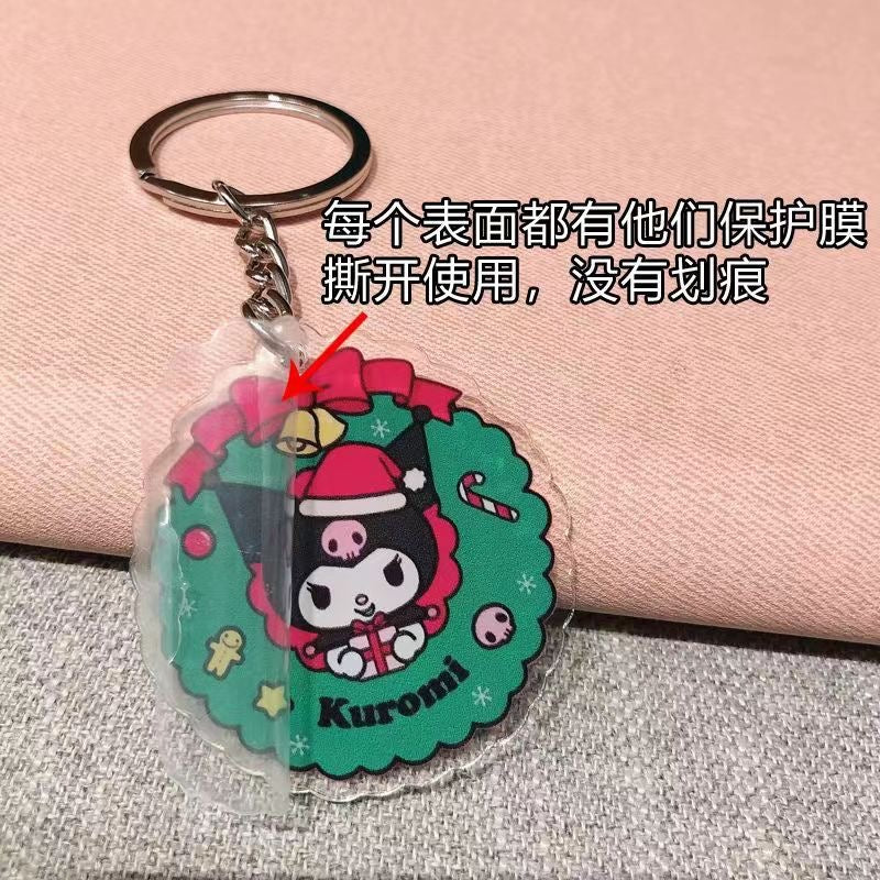 sanrio Christmas keychain