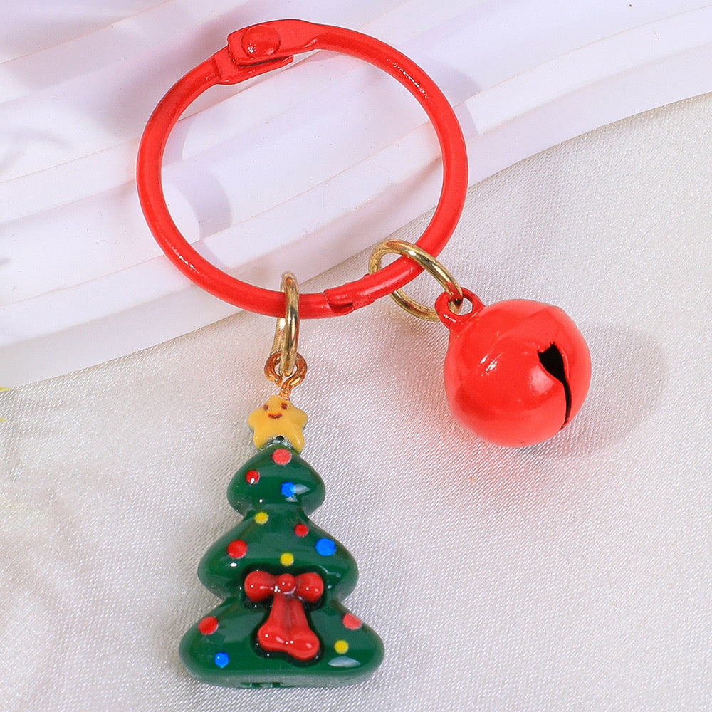 Christmas bell keychain