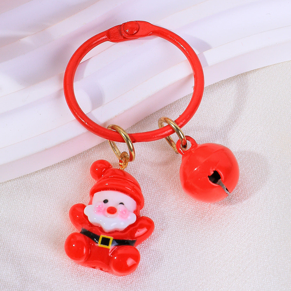 Christmas bell keychain