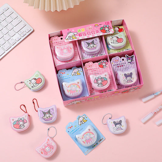 sanrio notebook keychain