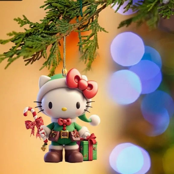 Christmas sanrio ornament