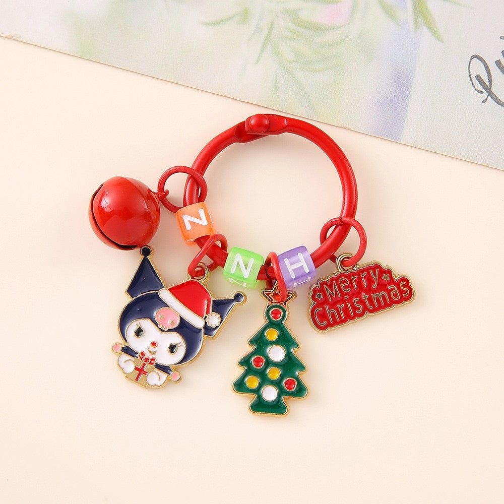 Christmas sanrio keychain