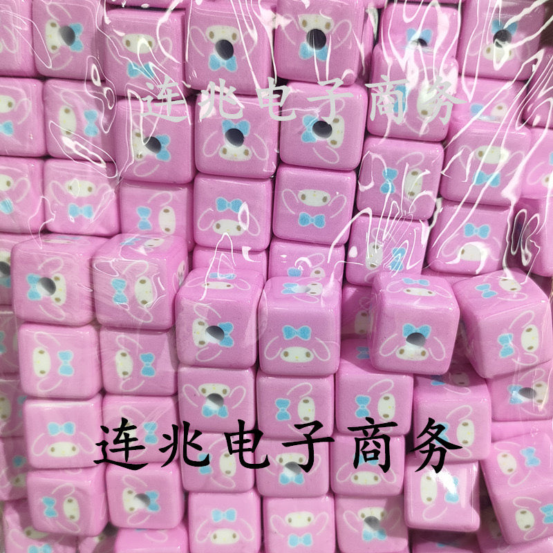 sanrio cube beads