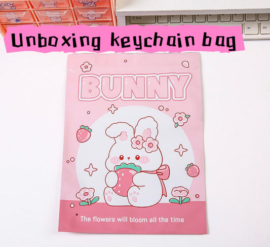 lucky unboxing keychain bag