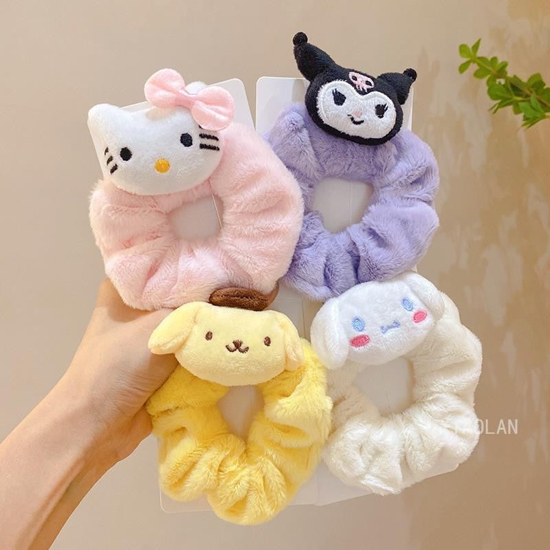 sanrio fluffy  hair tie