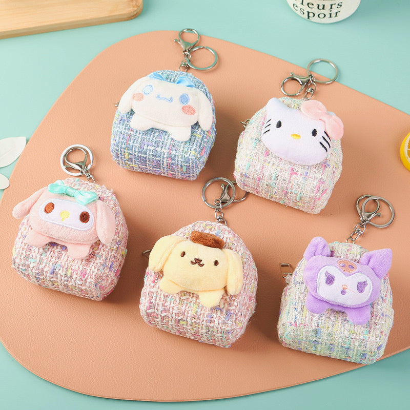 sanrio backpack keychain