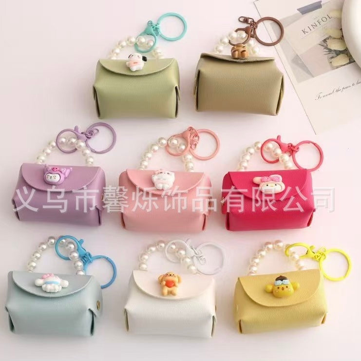 sanrio mini purse keychain