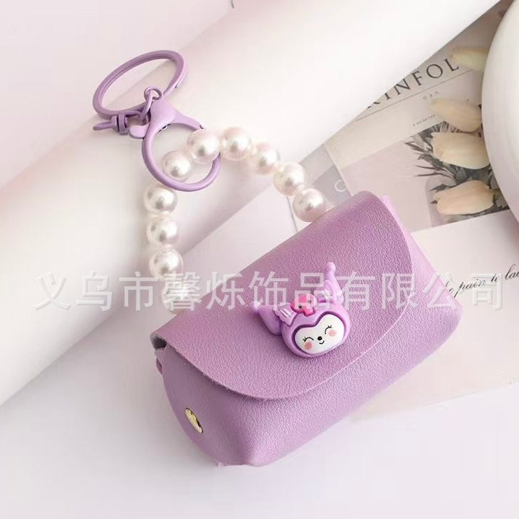 sanrio mini purse keychain