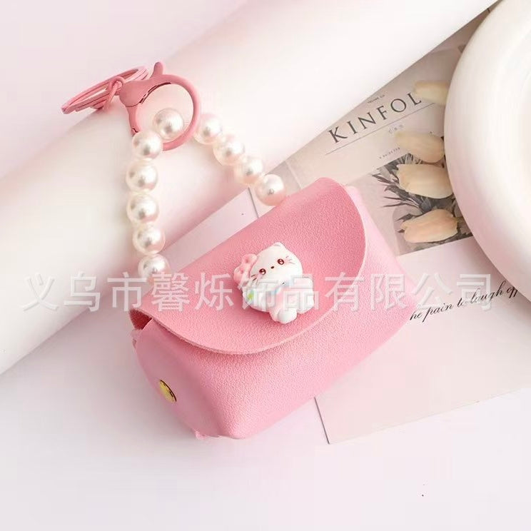 sanrio mini purse keychain