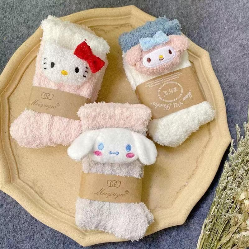 sanrio fluffy socks