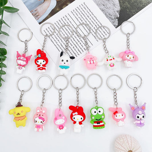 sanrio rubber keychains !2