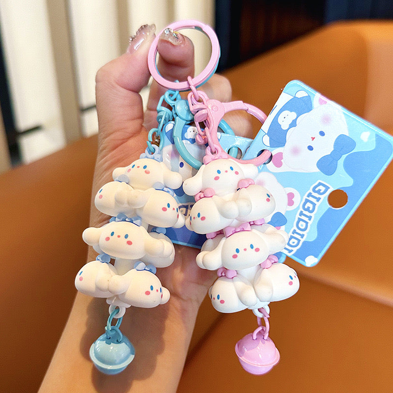 sanrio jenga keychain