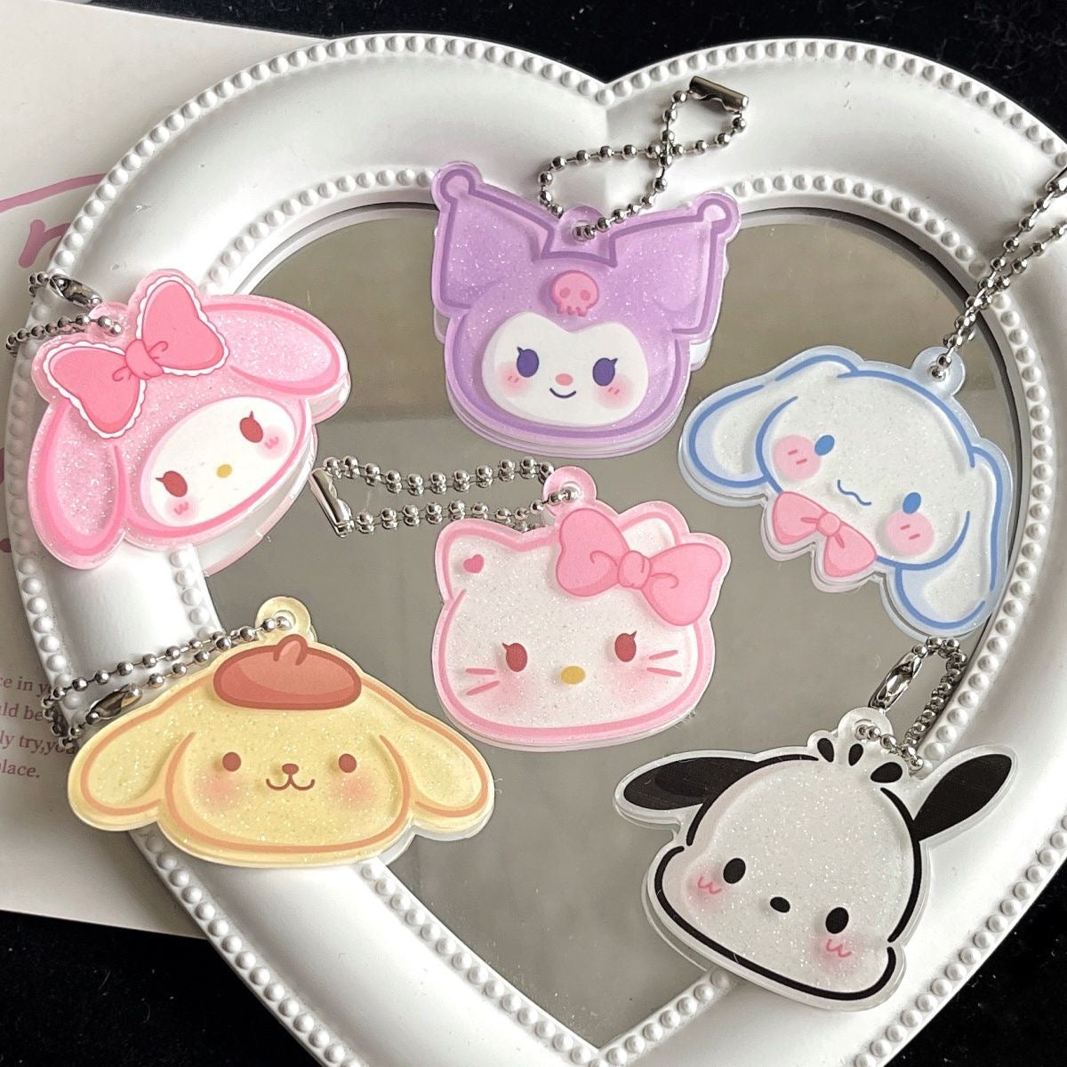 sanrio acrylic keychain