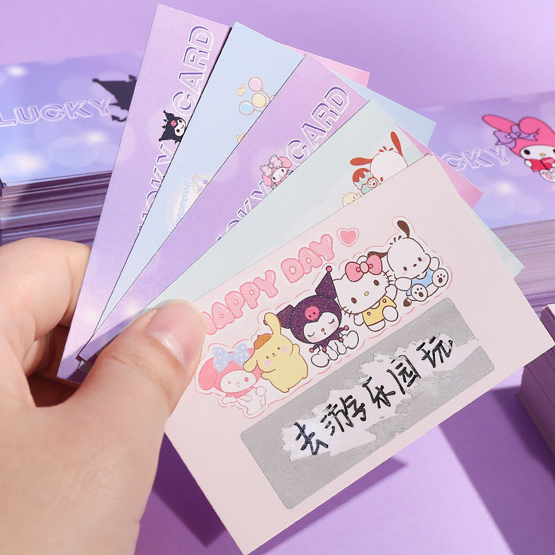 sanrio lucky card