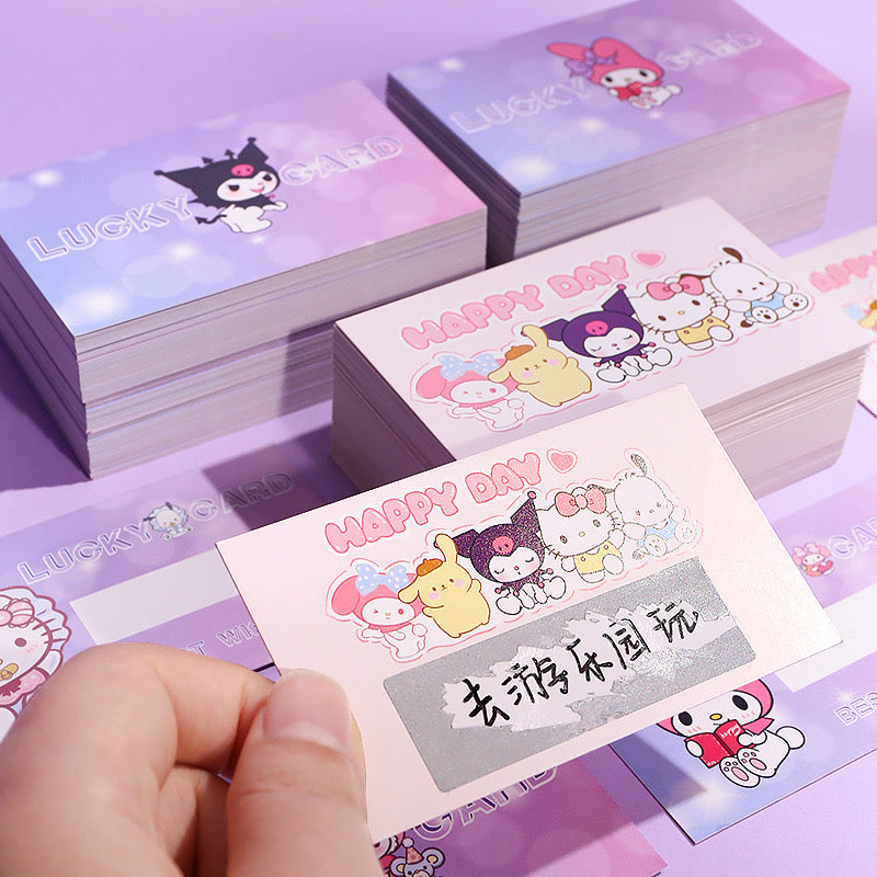 sanrio lucky card