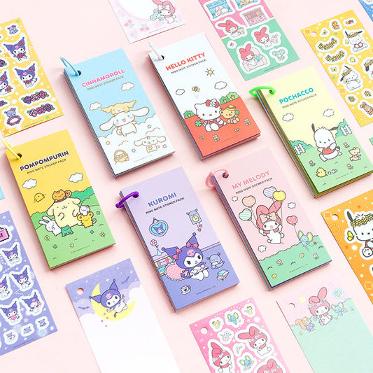 sanrio note sticker pack