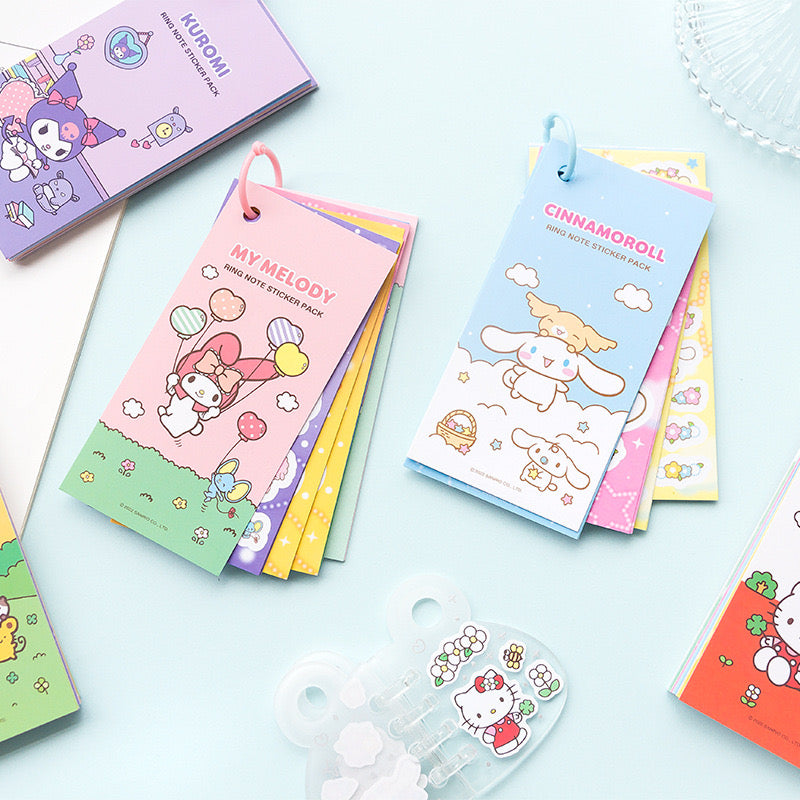 sanrio note sticker pack