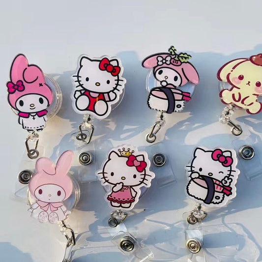 sanrio badge reels