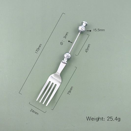 diy beadable fork and spoon