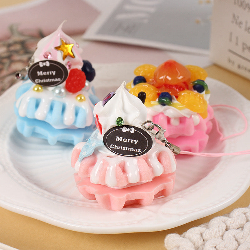 cake keychain