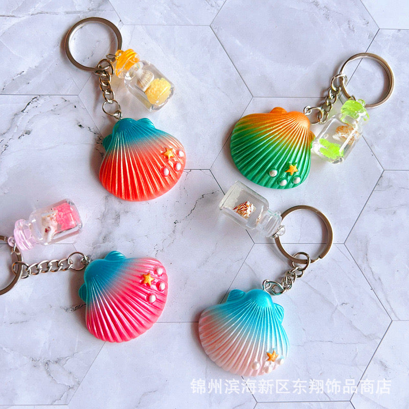 luminous shell keychain