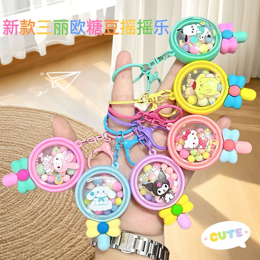 sanrio lollipop keychain