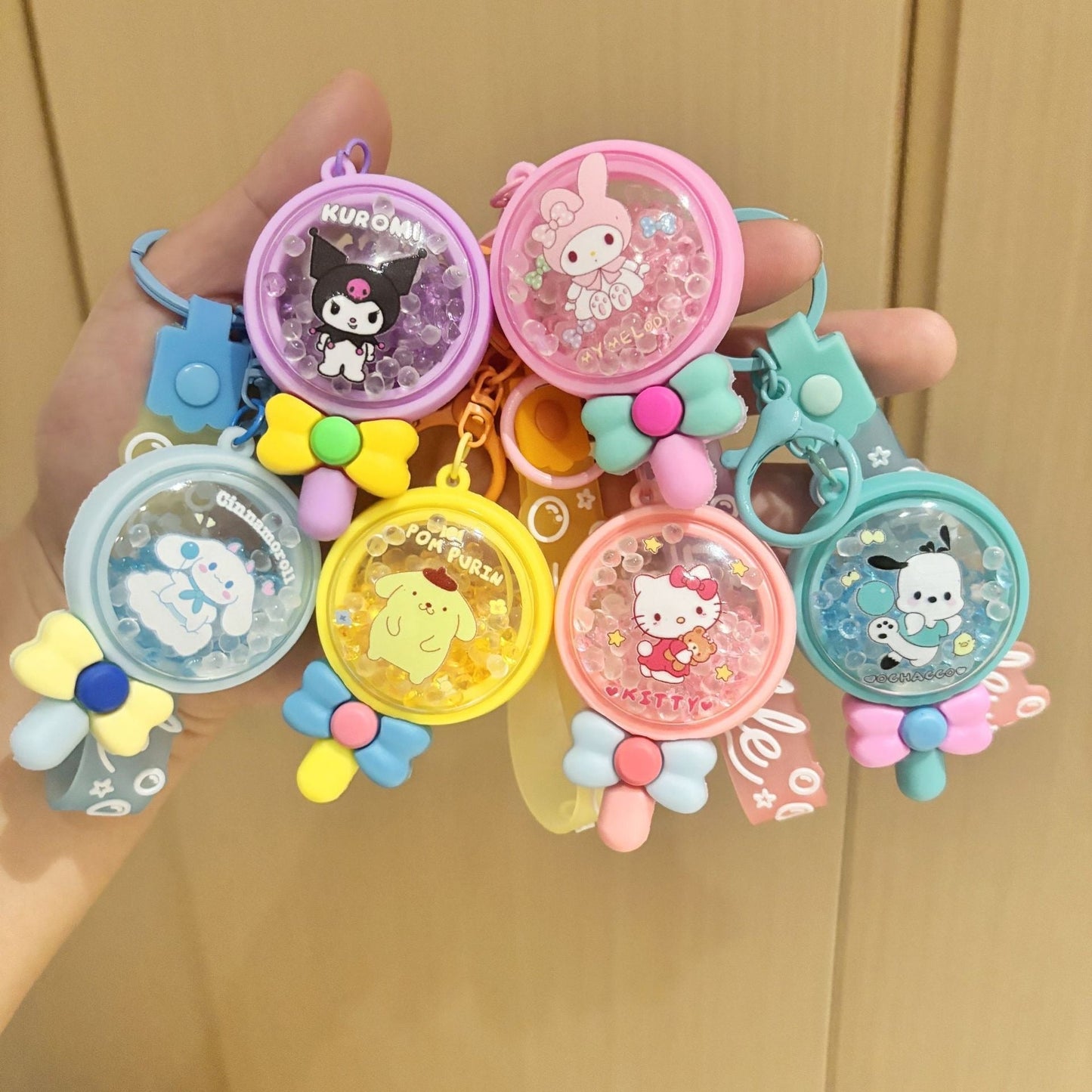 sanrio lollipop keychain