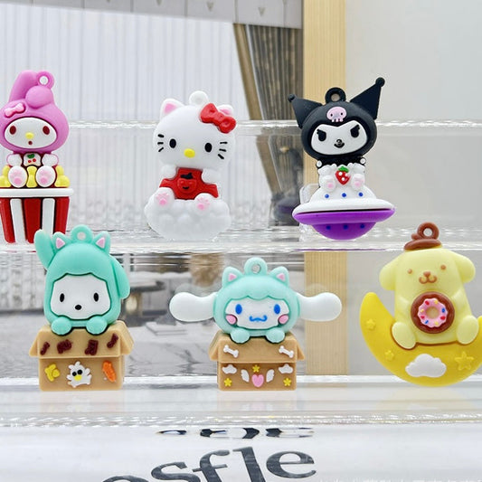 sanrio rubber pendant 2