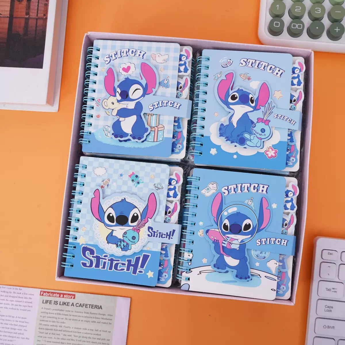spiral notebooks small cartoon lightweight
