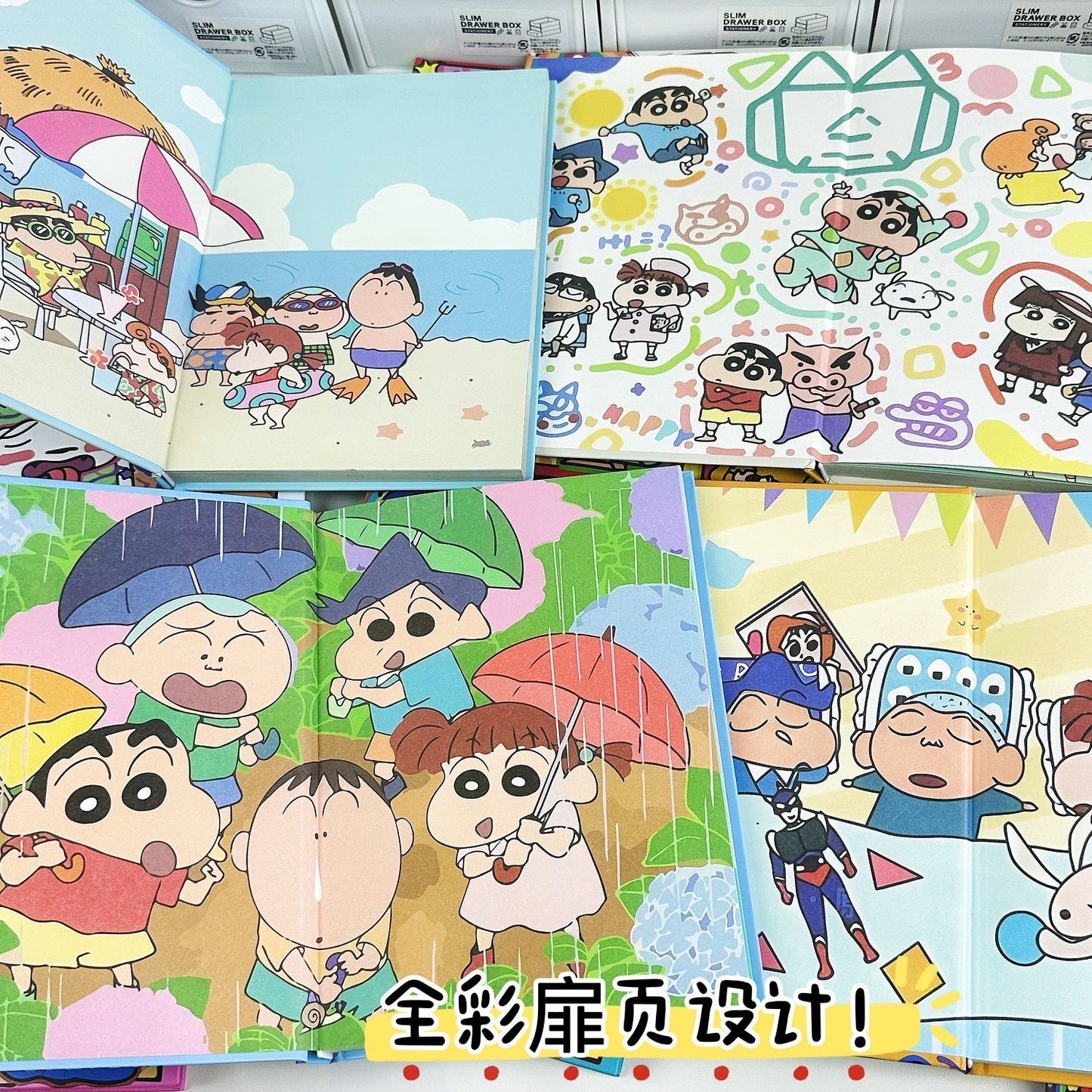 [Live Unboxing] Cute Cartoon Notebook Painted Inner pages