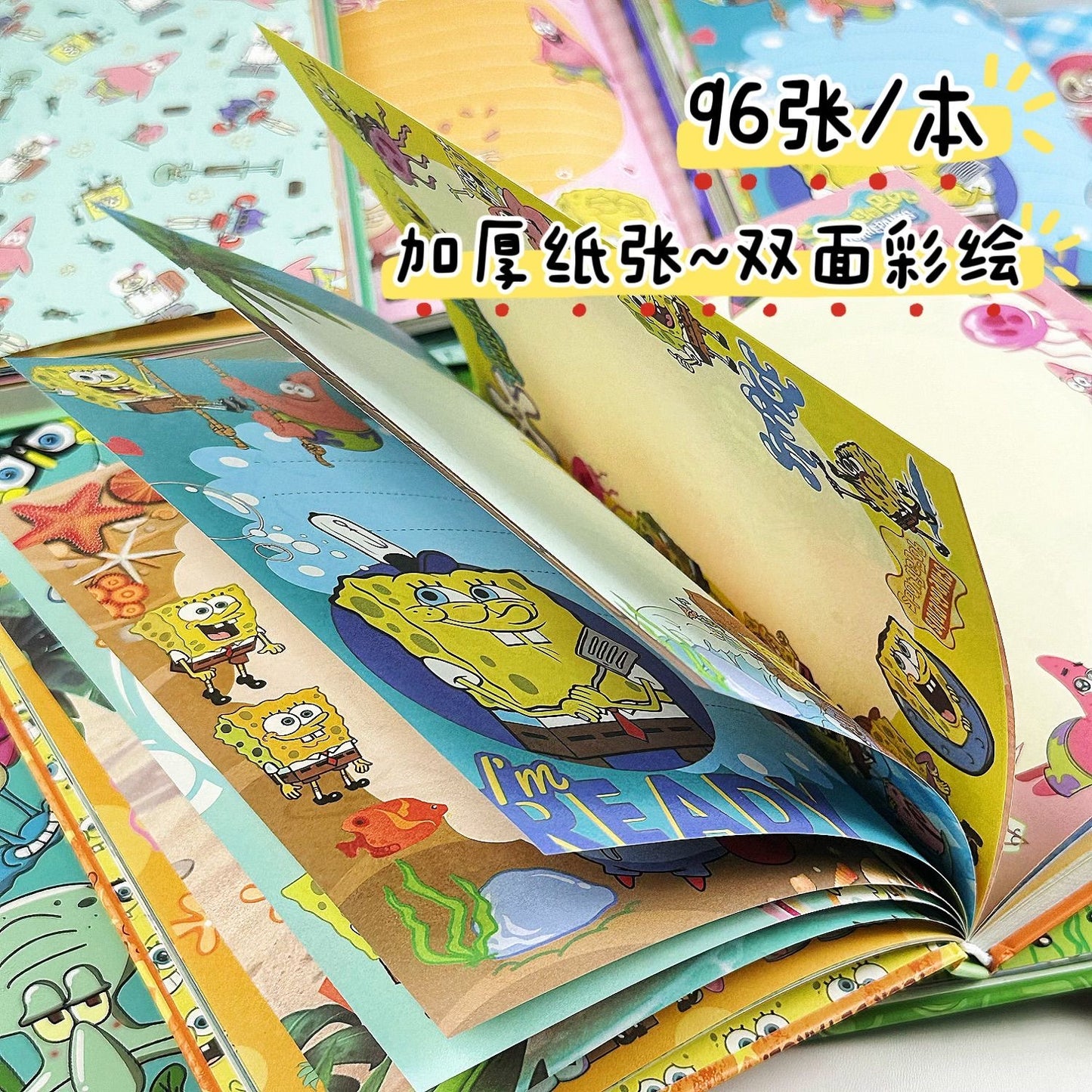 [Live Unboxing] Cute Cartoon Notebook Painted Inner pages