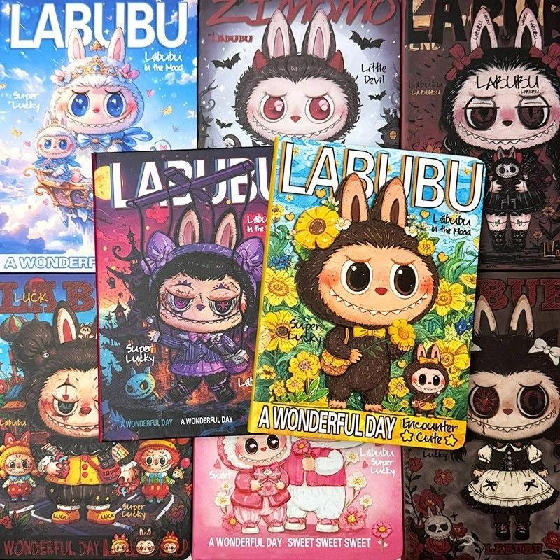 [Live Unboxing] Cute Cartoon Notebook Painted Inner pages
