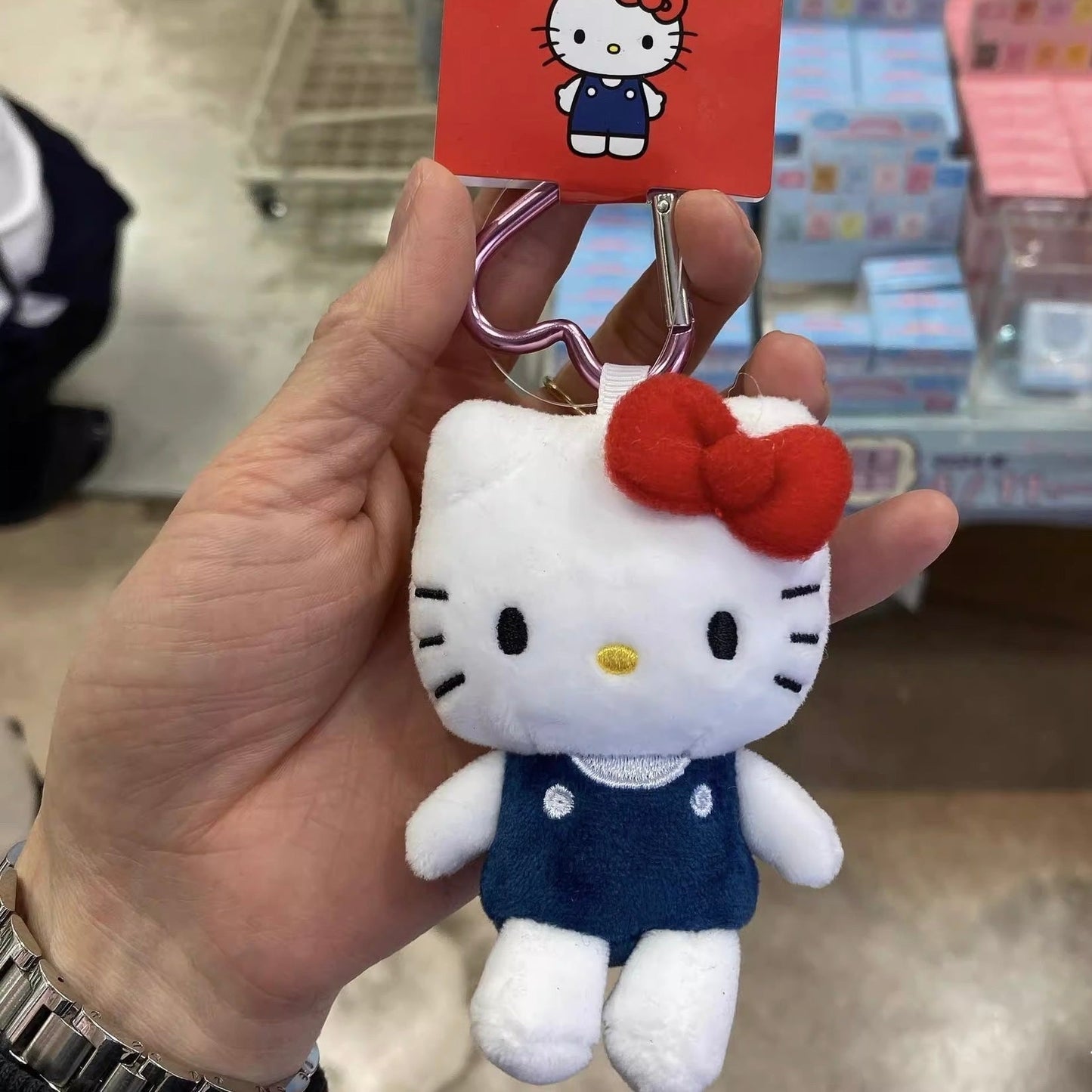 sanrio plush key chain